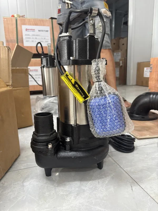 Chọn công suất, cột áp bơm chìm Perotac cho hố thu nhà trọ