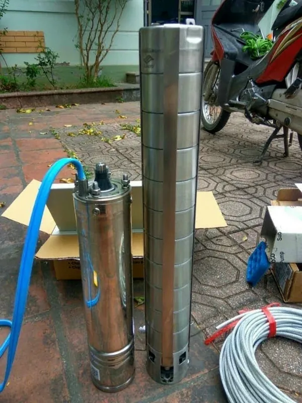 bơm hỏa tiễn cánh nhựa và cánh inox