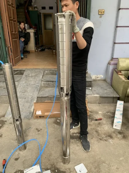 Chọn bơm hỏa tiễn theo độ sâu giếng 20m, 30m, 50m