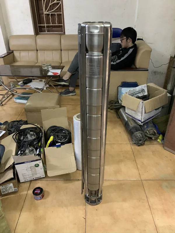 chọn bơm hỏa tiễn theo độ sâu