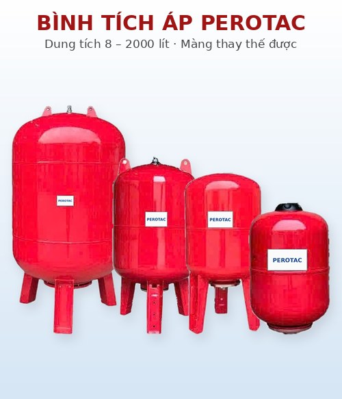 Bình tích áp PEROTAC 8 – 2000 lít – bomtienphong.com