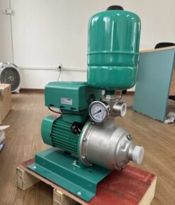 Bơm tăng áp biến tần PEROTAC MHI nhìn nghiêng, đồng hồ áp – bomtienphong.com